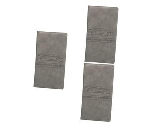 FRCOLOR 3 Pièces Pochette PU pour Documents de Conduite et Assurance Automobile Étui pour Cartes Identité Crédit Accessoire Multifonctionnel