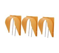 FRCOLOR 3 Pièces Porte Entrée Européenne pour Cage à Pigeons Accessoires Volière Durables avec Bandes Anti-Collision Installation Facile pour Cage Oiseaux de Course