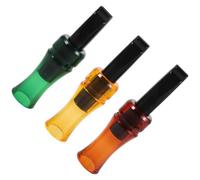 FRCOLOR 3 Pièces Sifflet à Corbeaux en Plastique pour Chasse Oiseaux | Sifflet D'appelant à Corbeaux, Leurre Extérieur, Observation Animaux Sauvages, Usage sans Mains