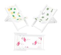 FRCOLOR 3 pièces Support Téléphone Pliable Accessoires Décoratifs pour Maison de Poupée et Bureau Design Flamant et Ananas