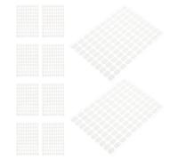 FRCOLOR 30 Feuilles Ruban Adhésif Pour Faux-embouts Porte-ongles Adhésif Support De Colle à Ongles Faux Nail Art Double Nail Art Prédécoupé Fausses Bandes De Pointe White