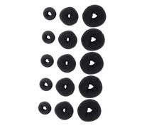 FRCOLOR 30 Pcs Sèche-Cheveux Beignet Anneau De Cheveux Chignon Shaper Anneaux Chignon Shaper Chignon Cheveux Chaussette Anneau Style Chignon Fabricant Porte-Chignon Machine À Petits Pains