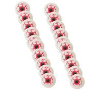 FRCOLOR 30 Pièces Halloween Eyeball Ornaments Plastic Reusable Scary Fake Eyes for DIY Animal Doll Crafts Party Decorations and Pranks