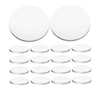 FRCOLOR 30 Pièces Lentilles Convexes Acrylique Transparent Lentilles Optiques pour Expériences Pédagogiques Loupe Portable Légère Résistante Aux Rayures pour Cours et Explorations