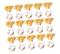 FRCOLOR 30 pièces Lot de Miniatures Popcorn Artificiel Réaliste pour Décoration Fête et Accessoires Maison Modèles Faux Popcorn pour Photos et
