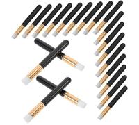 FRCOLOR 30 Pièces Mini Pinceaux Maquillage Multifonctions Brosse Douce pour Nettoyage Cils Application Correcteur et Lèvres Portable pour Soins Visage et Pores