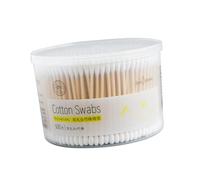 FRCOLOR 300 Pièces Boîte De Cotons-tiges Double Tête Pour Maquillage Yeux Et Ongles Avec Manches En Bois