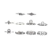FRCOLOR 30pièces Anneaux Vintage à Style Set Unique De Bijoux Pour Doigts Rétro Et Élégant Accessoire Pour Toutes Occasions