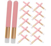FRCOLOR 30pièces Pinceaux De Maquillage Pour Yeux Mini-set De Voyage Applicateur Pinceau à Gloss Pinceaux Pour Lèvres Nettoyeur De Cils Outil De Nettoyage