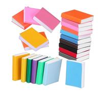 FRCOLOR 32 Pièces Miniatures Colorés pour Maison Poupée Accessoires Décoratifs Miniatures pour Bibliothèque et Chambre Vides pour Loisirs Créatifs