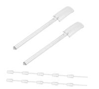 FRCOLOR 32pièces Bâtons De Transparent Pour à Support Pratique Pour Techniques Art Ongulaire Et Échantillons De Faux