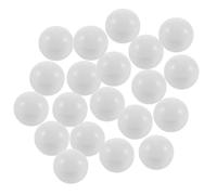 FRCOLOR 35 pièces Boules de Loterie Ouvertes Légères Blanches pour Tirages Au Sort Jeux et Événements