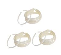 FRCOLOR 36 Pièces bandeaux unis hair charms hair toppers couperose creme élastiques à cheveux unis