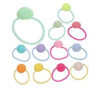 FRCOLOR 36 Pièces Boules De Poils Pour Les Cheveux Des Filles Élastiques à Cheveux Avec Boules Corde à Cheveux Élastique Corde à Cheveux Femme Élastiques à Cheveux Boule Caoutchouc