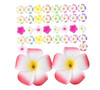FRCOLOR 36pièces Pince Cheveux Fleur Hawaïenne Artificielle Barrette Fleur Hibiscus pour Femme Accessoire Coiffure Plage Pinces Cheveux Fleurie Tropical