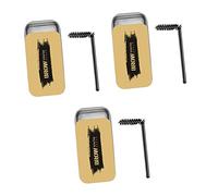 FRCOLOR 3ensembles Kit De Coiffage Des Sourcils Avec Gel Coiffant Crème Pour Sourcils Et Pinceaux Biseautés Pour Modelage Naturel Et Uniforme