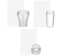 FRCOLOR 3ensembles Pour Ongles Silicone Souple Pour Art Des Ongles Avec Grattoir Pour Créer Des Motifs