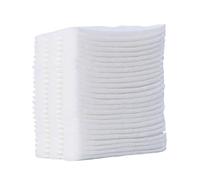 FRCOLOR 3paquets Coton Démaquillant Disques Non Tissés Éponge Faciale Trois Couches Accessoires De Maquillage Pratiques Blancs