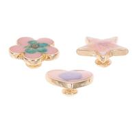 FRCOLOR 3pcs Breloques Décoratives pour Bracelets de Montre en Alliage Léger, Effet Décoratif Délicat, Accessoires pour Montres Intelligentes et Présents pour Amis