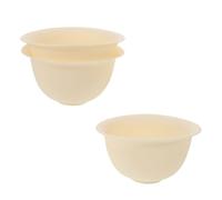 FRCOLOR 3pièces Bol Facial Silicone Souple de Bols Mélangeurs pour Masques Faciaux Faits Maison et Soins Peau Outil de Beauté pour Spa et Usage Domestique