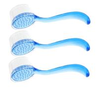 FRCOLOR 3Pièces Brosse à Épousseter Manuel pour Nettoyage Pores et Élimination de Poussière Brosse Corne de Chèvre Bœuf