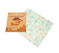 FRCOLOR 3pièces Emballages Cire Abeille Réutilisables Conserver la Fraîcheur des Aliments Film Alimentaire pour Cuisine