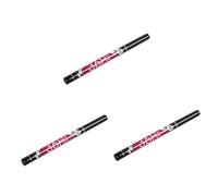 FRCOLOR 3pièces Eyeliner Liquide Étanche Stylo Maquillage Des Yeux Noir Application Facile Et Séchage Rapide Pour Regard Captivant