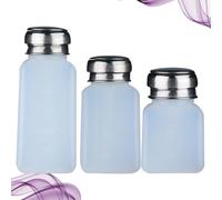 FRCOLOR 3pièces Flacon De Dissolvant Pour Vernis à Ongles Distributeur Pompe Pour Stockage Liquide Compact Et Étanche