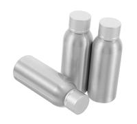 FRCOLOR 3pièces Flacons De Voyage Aluminium Contenants Rechargeables Étanches Pour Gel Douche Lotion Et Huiles Essentielles Avec Bouchons à Vis Pour Voyages