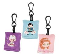 FRCOLOR 3pièces Kit Chiffons Lunettes Avec Porte-clés Outils De Nettoyage Double-face Pour Lentilles Écrans De Téléphone Et Lunettes Lavables Et Réutilisables Compact Et Pratique Pour Clés