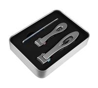 FRCOLOR 3pièces Kit Coupe Ongle Surdimensionné Acier Inoxydable Coupe-ongles Professionnel Pour Hommes Femmes Ensemble Outils De Manucure