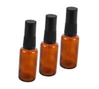 FRCOLOR 3pièces Lot De Flacons Verre Avec Pompe Rechargeables Pour Huiles Essentielles Lotions Et Cosmétiques Pour Voyages Et Usage Quotidien