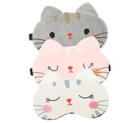 FRCOLOR 3Pièces Masque De Carton Adorable Pour Garçon Fille Et Adultes De Masque Lumière Pour Ménage Et Voyages