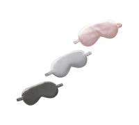 FRCOLOR 3pièces Masque De Sommeil Soie Artificielle Réversible Couleur Oculaire Respirante Pour Confort Optimal Relaxation Profonde