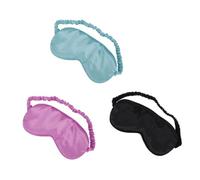 FRCOLOR 3pièces Masque De Sommeil Soie Bandeau Élastique Couvre-yeux Satin Pour Sommeil Apaisant Pour Maison