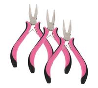 FRCOLOR 3pièces Pince à Mâchoires Lisses Pour Extensions Nano Outil Professionnel Pour Perles De Cheveux Pince Coupante Pour Micro-liens Et Extensions De Cheveux