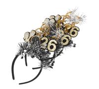 FRCOLOR 3pièces Serre Tête Scintillant Année pour Nouvel An Orné Étoiles Sequins Bandeau pour Cheveux pour Fêtes Festivals et Jours Fériés