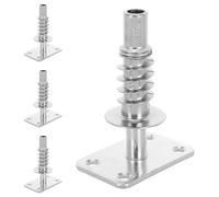 FRCOLOR 4 Ensembles Accessoires de Bras de Canapé avec Double Boucle de Charnières Métalliques pour Appui-tête et Mécanisme de Levage Faciles à Installer
