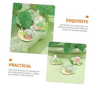 FRCOLOR 4 ensembles Broche Bijoux Broche Animal Escargot Vêtements Pour Adolescents Femmes Dessin Animé Animal Écharpe Fleur 5 pièces * 4