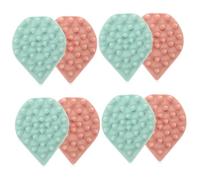 FRCOLOR 4 Ensembles Brosse De Bain En Silicone Tablier De Ceinture Soucoupe Brosse De Pour Cheveux Épingle À Cheveux Shampoing Bois De Santal Spatule Poil Gel De Silice 2 Pièces * 4