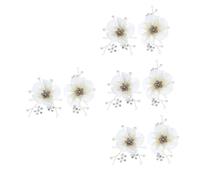 FRCOLOR 4 Ensembles Clips De Chaussures Avec Fleurs Perles Décorations Éblouissantes Pour Chaussures De Mariée Pour Événements Spéciaux Et Célébrations 2 Pièces * 4