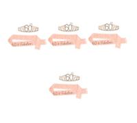 FRCOLOR 4 Ensembles Costume D'anniversaire à Bandoulière 30e Anniversaire Bracelets Assortis Pour Les Couples Anniversaire Des Femmes Accessoires Renaissance