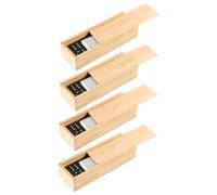 FRCOLOR 4 Ensembles Jeu de Domino Blocs de Domino Interactifs pour Adultes Coffret de Rangement Pratique et Éducatif