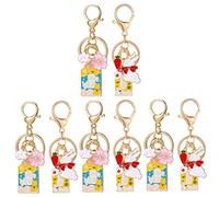FRCOLOR 4 Ensembles Lot Pour Pendentifs Cartoons Uniques Pour Sac À Main Sac Luggage 2 Pièces * 4