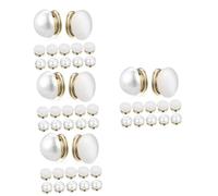 FRCOLOR 4 Ensembles Poids Pour Broche Boutons Perles Aimants Pour Robe Aimants Pour Foulards Fermetures Magnétiques Poids Pour Voiles De Mariage Grands Foulards 12 pièces * 4