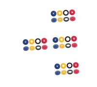 FRCOLOR 4 Ensembles Set De Limiteurs De Débit Eau Et Joint Étanche Silicone pour Réducteur De Pression pour Douchette Fixe Et Portative Accessoires De Salle De Bain avec 8 Pièces * 4