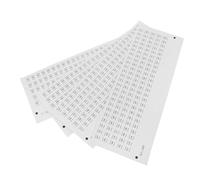 FRCOLOR 4 Feuilles D'étiquettes Numérotées Autocollantes Pour Identification Des Couleurs De Vernis à Ongles, Organisation Et Inventaire