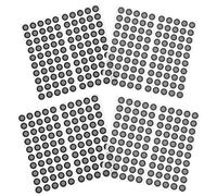 FRCOLOR 4 Feuilles Points Autocollants Réfléchissants pour Scanner Marqueurs de Référence Durables Points de Suivi Précis Compatibles avec Scanners Industriels et Recherche Médicale