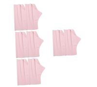 FRCOLOR 4 Paires à ongles en soie glacée de protection sans doigts anti-uv mitaines anti uv lampe à ongles gel à ongles à ongles UV de manucure UV Nylon rose