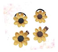 FRCOLOR 4 Pièces anneau de cheveux pour enfants hairpin hair clip hair pin hair topper hair band hair bow hair charms hair ties élastiques à cheveux pinces à cheveux